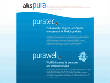 Tablet Screenshot of aks-pura.de